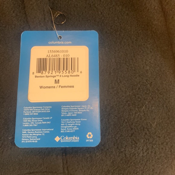 brand new fleece columbia full zip hoodie - Picture 2 of 4